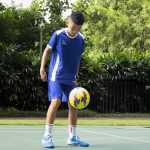 Bộ quần áo t shirt bóng đá cho trẻ em, xanh tại minh hải sport (2)