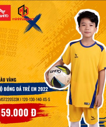 Bộ bóng đá trẻ em Kamito 2022 vàng